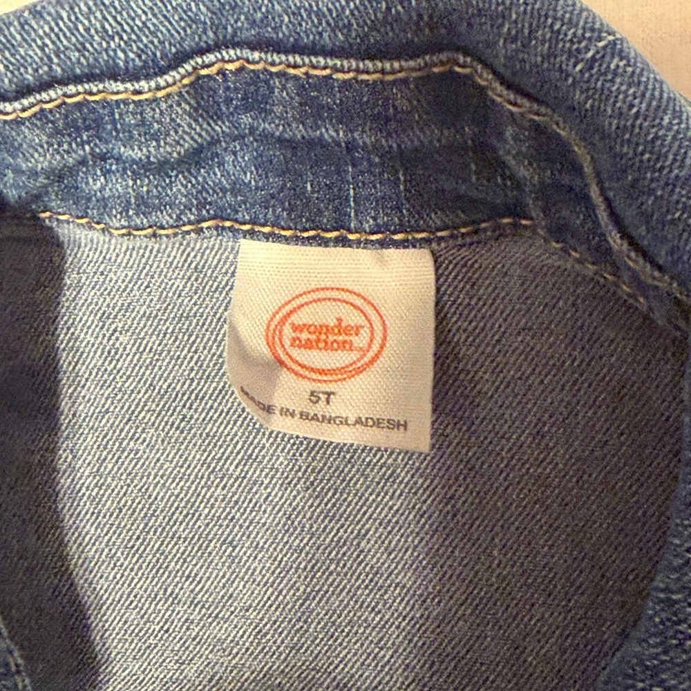 Wonder Nation Toddler‎ Blue Denim Jacket - Picture 2 of 4